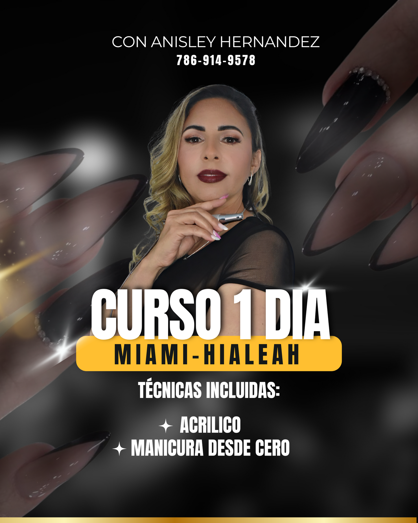 CURSO TECNICAS DE UÑAS 1 DIA (B) MH
