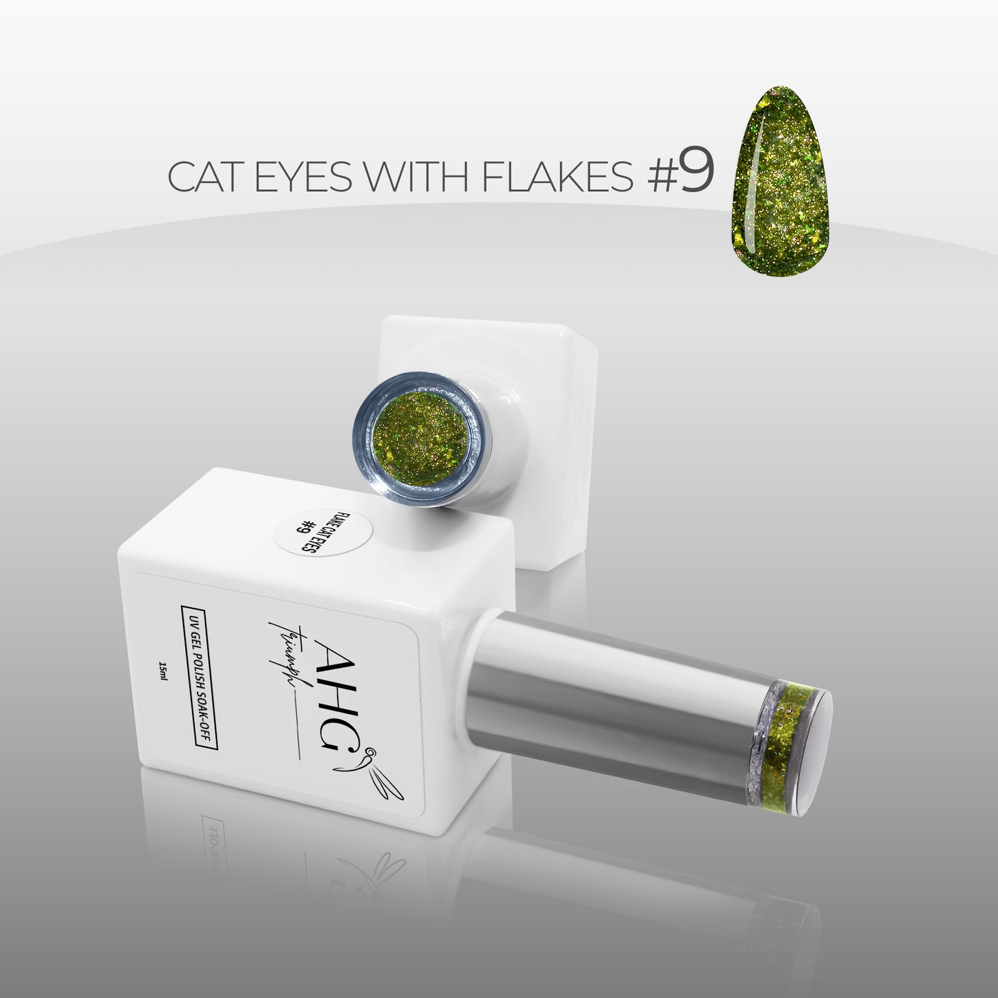 Cat Eyes with Flakes #9