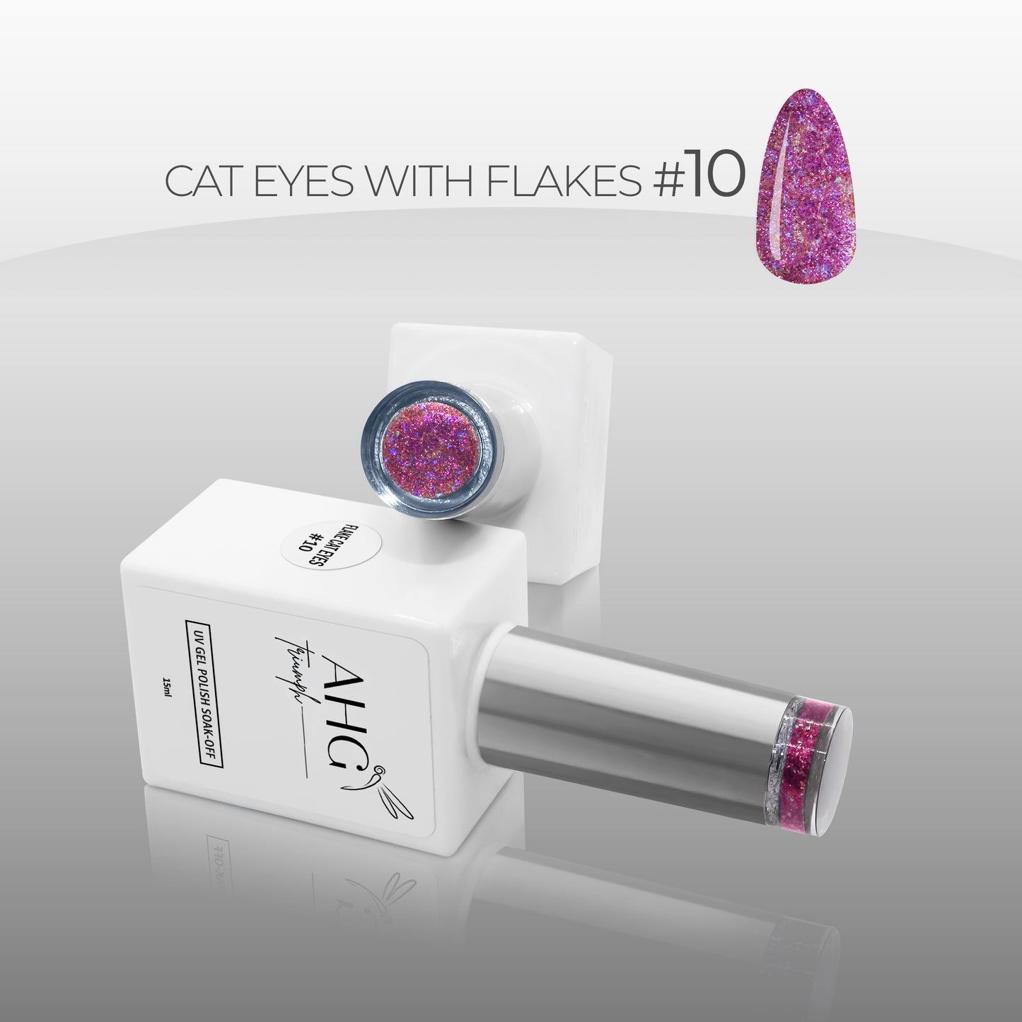 Cat Eyes with Flakes #10