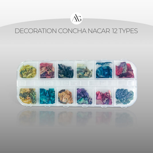Decoration Concha Nacar 12 types