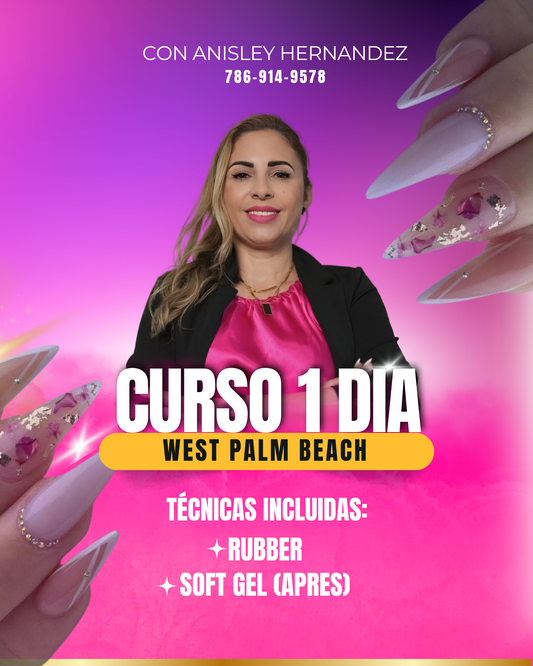 CURSO TECNICAS DE UÑAS 1 DIA.  WPB (B)