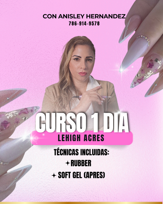 CURSO TECNICAS DE UÑAS 1 DIA. LHA (A)