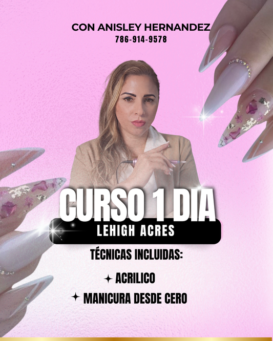 CURSO TECNICAS DE UÑAS 1 DIA. LHA (B)